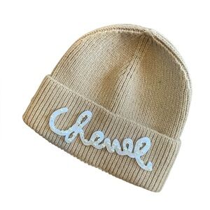NWOT Boutique knit hat TAN